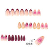 12 Sizes-24 Pcs Press On Nails JP4181
