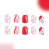 12 Sizes-24 Pcs Press On Nails C456