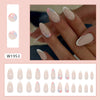 12 Sizes-24 Pcs Press On Nails W1953