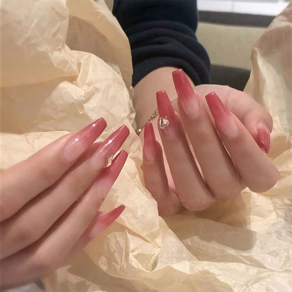 12 Sizes-24 Pcs Press On Nails JP1104