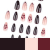 12 Sizes-24 Pcs Press On Nails JP4141