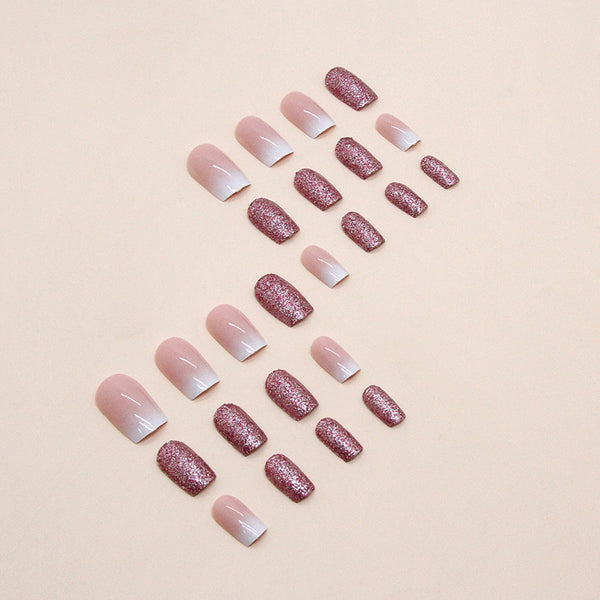 12 Sizes-24 Pcs Press On Nails W1035