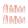 12 Sizes-24 Pcs Press On Nails JL0705