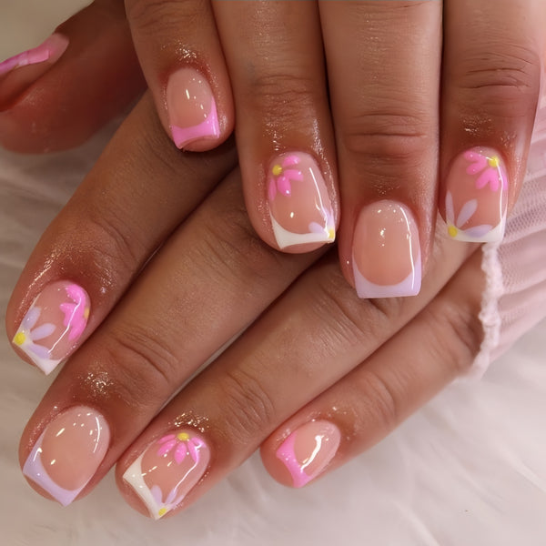 12 Sizes-24 Pcs Press On Nails Y1529
