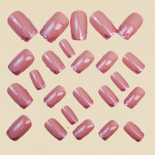 12 Sizes-24 Pcs Press On Nails Y1706