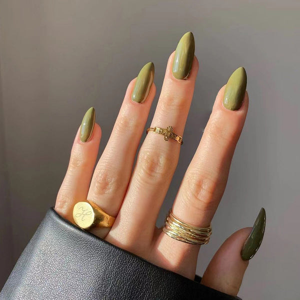 12 Sizes-24 Pcs Press On Nails JP2129