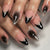 12 Sizes-24 Pcs Press On Nails C1085
