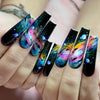 12 Sizes-24 Pcs Press On Nails Y210