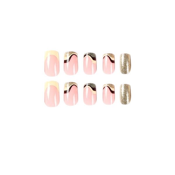 12 Sizes-24 Pcs Press On Nails JP2215