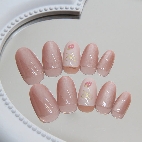 12 Sizes-24 Pcs Press On Nails MY038