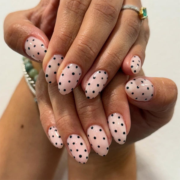 12 Sizes-24 Pcs Press On Nails JP4010