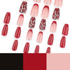 12 Sizes-24 Pcs Press On Nails JP3528