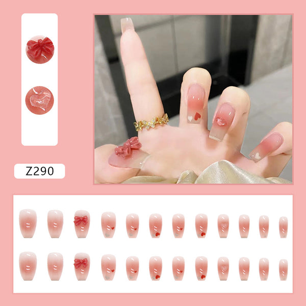 12 Sizes-24 Pcs Press On Nails Z283