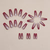 12 Sizes-24 Pcs Press On Nails W1332