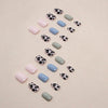 12 Sizes-24 Pcs Press On Nails W1350
