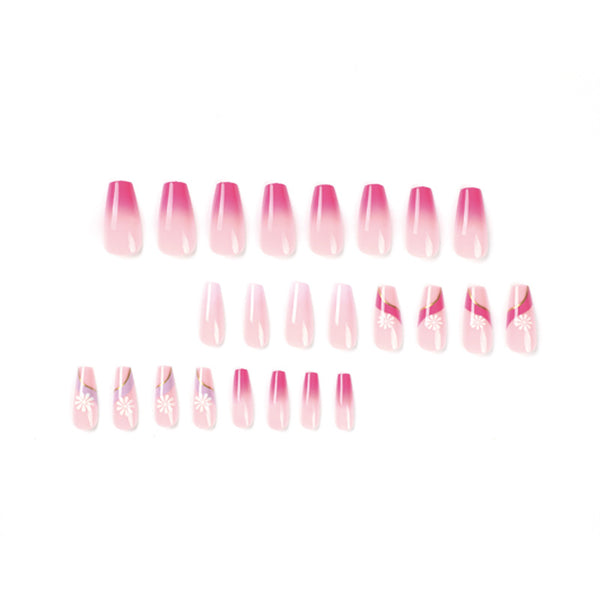 12 Sizes-24 Pcs Press On Nails JP1943