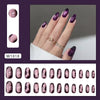12 Sizes-24 Pcs Press On Nails W1818