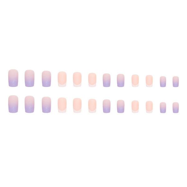 12 Sizes-24 Pcs Press On Nails W586