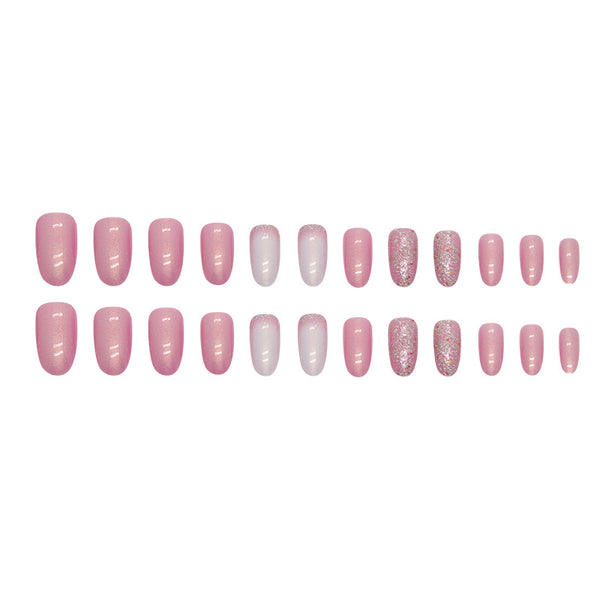 12 Sizes-24 Pcs Press On Nails W1424