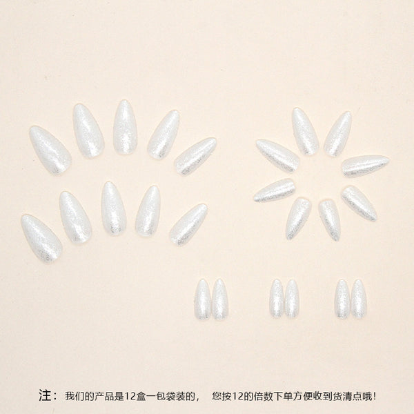 12 Sizes-24 Pcs Press On Nails W404