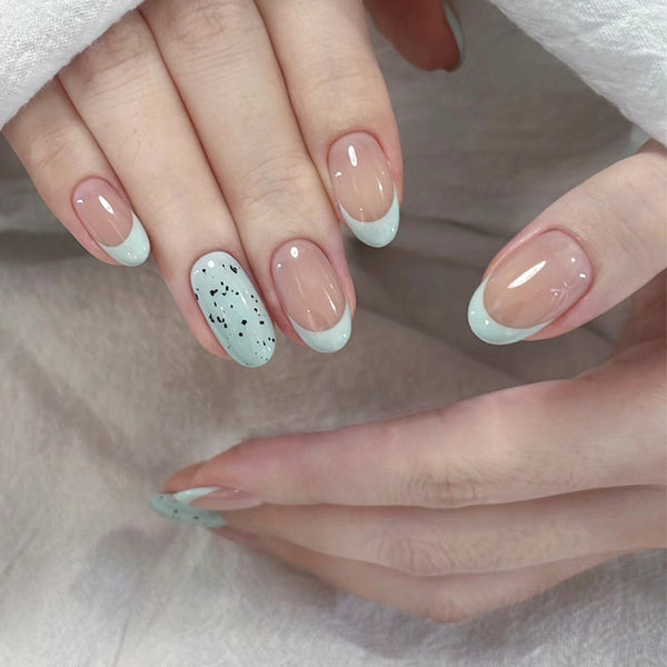 12 Sizes-24 Pcs Press On Nails R867