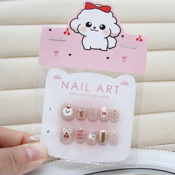 12 Sizes-24 Pcs Press On Nails K023