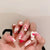 12 Sizes-24 Pcs Press On Nails JP1195