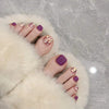 12 Sizes-24 Pcs Press On Nails F146