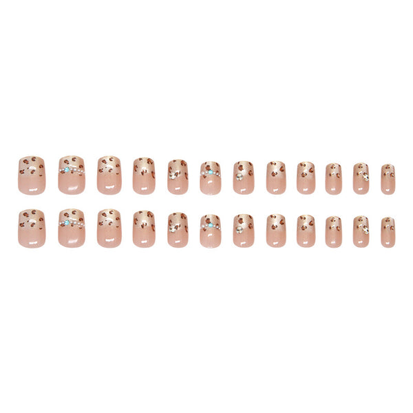 12 Sizes-24 Pcs Press On Nails MY093