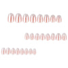 12 Sizes-24 Pcs Press On Nails JP4213