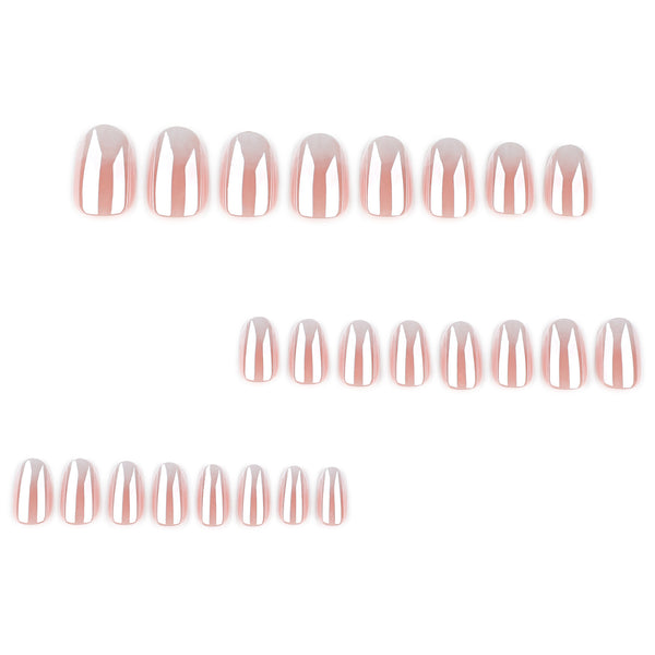 12 Sizes-24 Pcs Press On Nails JP4213