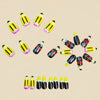 12 Sizes-24 Pcs Press On Nails Y1896