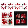 96 Pcs Press On Nails Xmas-1-96pcs