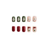 12 Sizes-24 Pcs Press On Nails C054