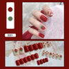12 Sizes-24 Pcs Press On Nails R001