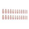 12 Sizes-24 Pcs Press On Nails Z1240