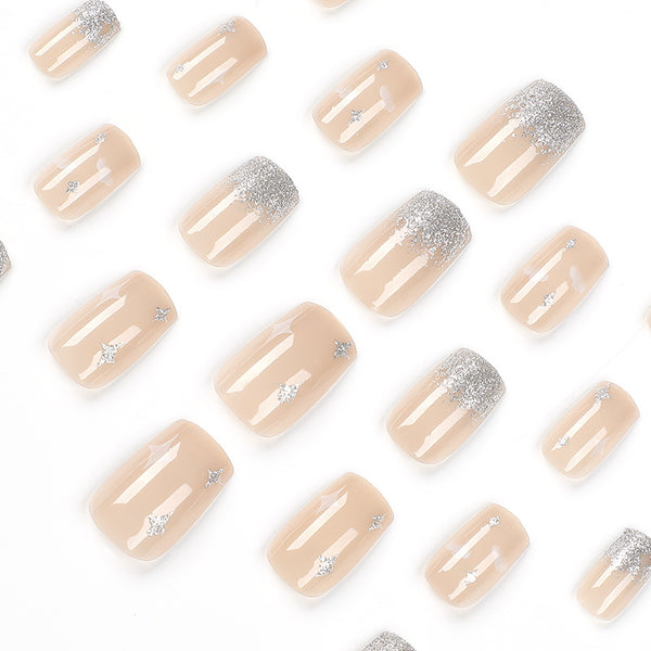 12 Sizes-24 Pcs Press On Nails JP1034