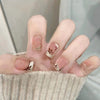 12 Sizes-24 Pcs Press On Nails R910