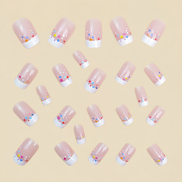 12 Sizes-24 Pcs Press On Nails Y875