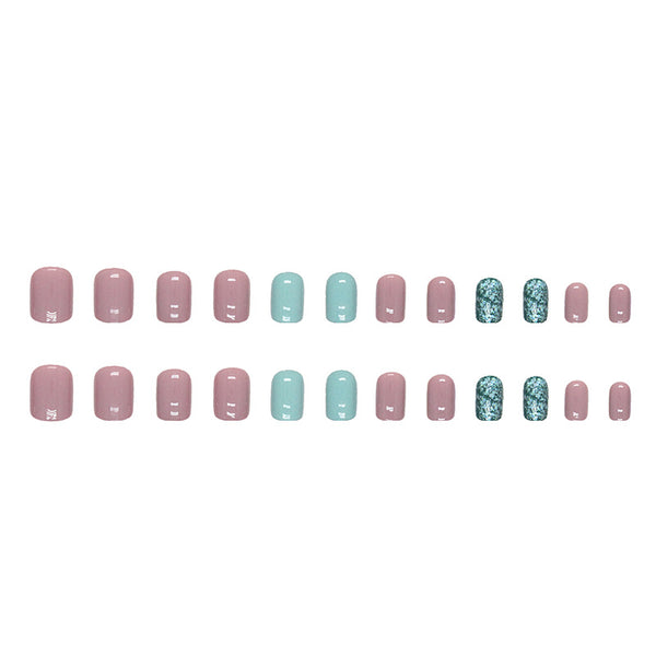 12 Sizes-24 Pcs Press On Nails W453