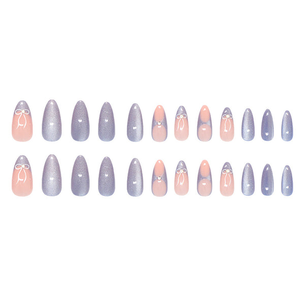 12 Sizes-24 Pcs Press On Nails Z1035