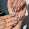 12 Sizes-24 Pcs Press On Nails JP1469