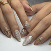 12 Sizes-24 Pcs Press On Nails Z1113