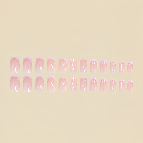 12 Sizes-24 Pcs Press On Nails Y165