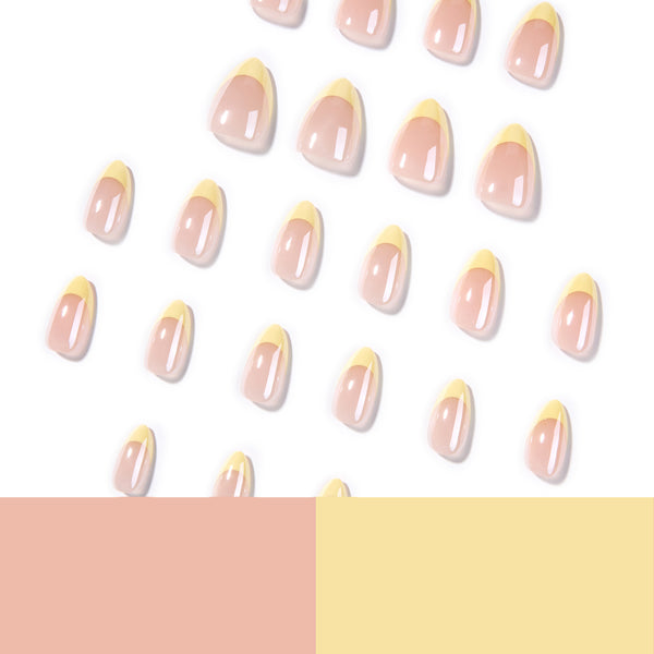 12 Sizes-24 Pcs Press On Nails JP4380