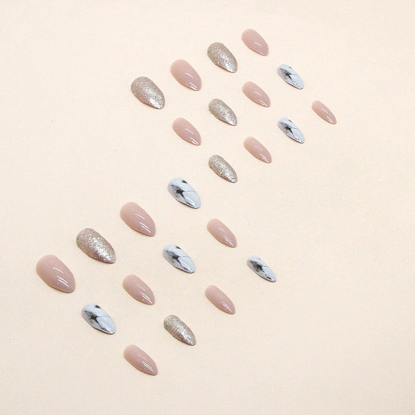 12 Sizes-24 Pcs Press On Nails W284