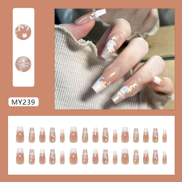 15 Sizes-30 PcsPress On Nails My239