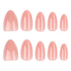 12 Sizes-24 Pcs Press On Nails JP4396