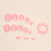 12 Sizes-24 Pcs Press On Nails F071