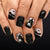 12 Sizes-24 Pcs Press On Nails C2004